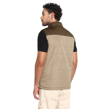 RED CHIEF Brown/Beige Polyester Jacket for Men O-8310076 073