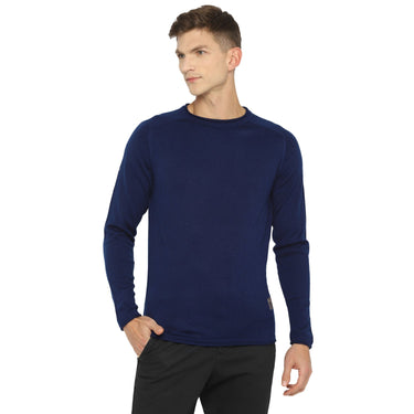 Red Chief Royal Blue Solid Sweater for Men O8410001 G0055
