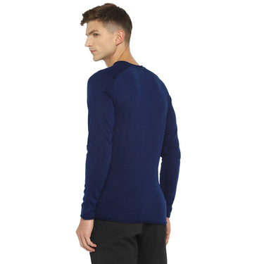 Red Chief Royal Blue Solid Sweater for Men O8410001 G0055
