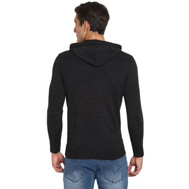 Red Chief Black Solid Sweater for Men O8410002 001