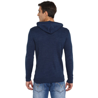 Red Chief Navy Solid Sweater for Men O8410002 156