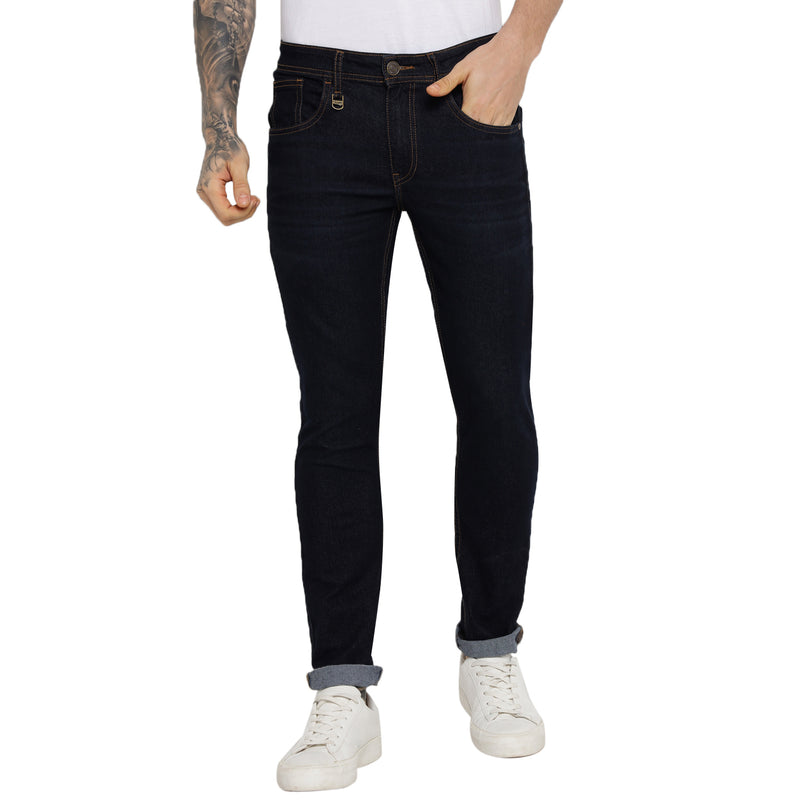 RED CHIEF Darl Blue Cotton Poly Lycra Jeans for Men O-8560161 206