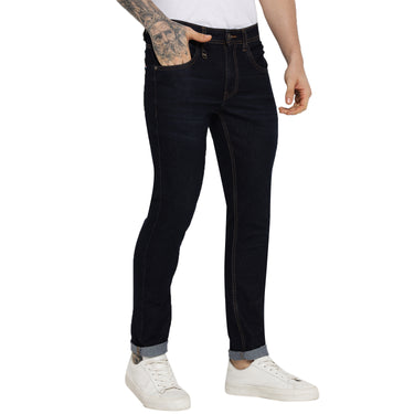 RED CHIEF Darl Blue Cotton Poly Lycra Jeans for Men O-8560161 206