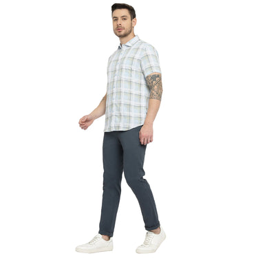 Red Chief Navy Trouser for Men OT8560059 156