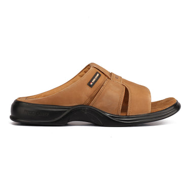 Red Chief Rust Leather Formal Slipper For Men Rc0216 022