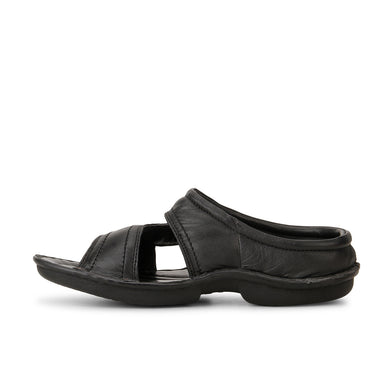 Red Chief Black Slipper for Men RCA-248 001