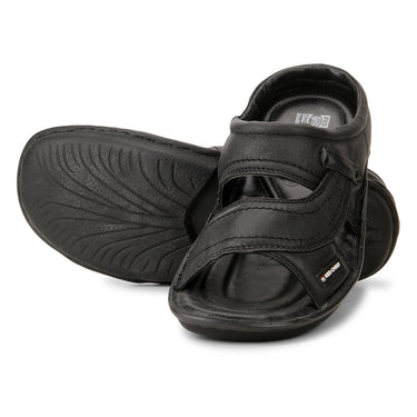 Red Chief Black Slipper for Men RCA-248 001