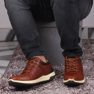 Red Chief Tan Derby Casual Shoes for Men RC1155 006