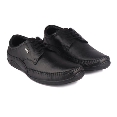Red Chief Black Derby for Men RC1811 001