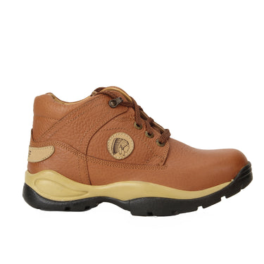Red Chief RC2055-D 107 Men's Genuine Leather Mid-Ankle Casual Shoes – Elephant Tan Color