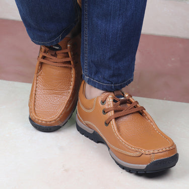 Red Chief Genuine Leather Low Ankle Lace Up Casual Shoes For Men |RC2104 107