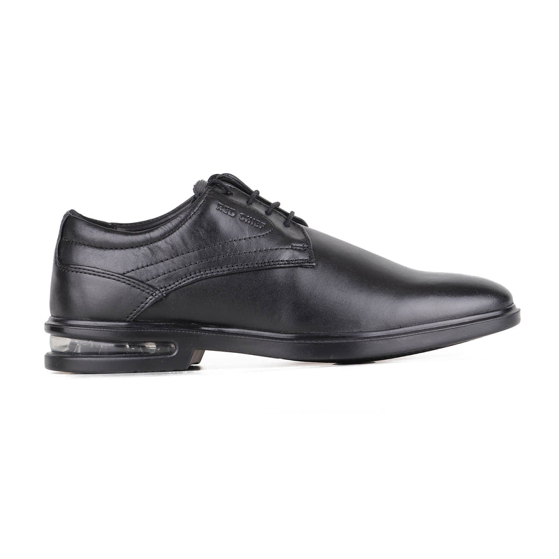 Red Chief Leather Low Ankle Lace Up Black Formal Shoes For Men |RC2112 001