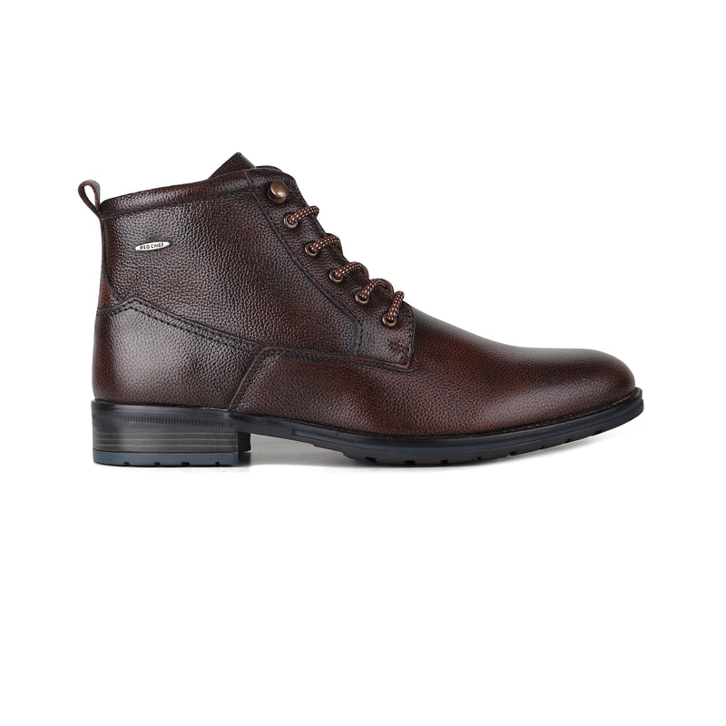 Red Chief Brown Color With High Ankle Leather Casual Boot for Men| RC2262 003