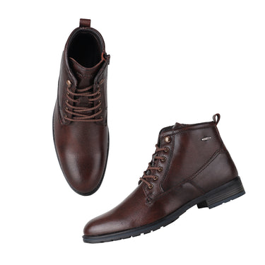 Red Chief Brown Color With High Ankle Leather Casual Boot for Men| RC2262 003