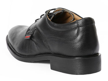 RED CHIEF Black Leather Formal Shoes for Men RCN2282 001