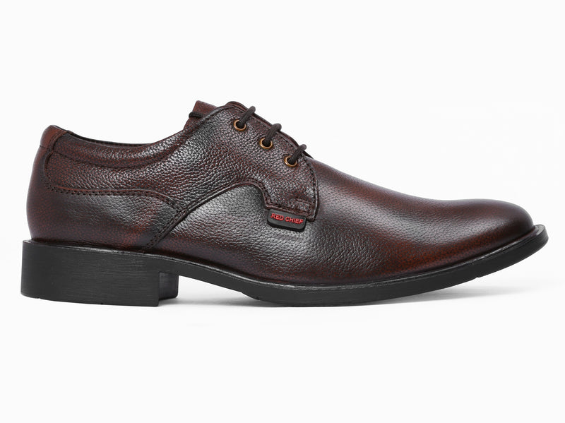 Red Chief Brown formal Derby shoes for Men RCA2282 003