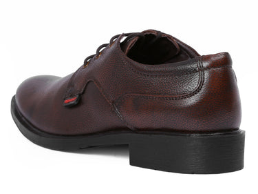 RED CHIEF Brown Leather Formal Shoes for Men RCA2282 003