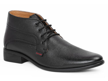 RED CHIEF Black Leather Formal Shoes for Men RCA2381 001