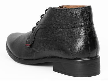 RED CHIEF Black Leather Formal Shoes for Men RCA2381 001