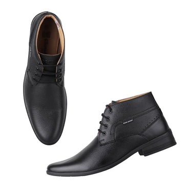 Red Chief Black Formal Shoes for Men RC2381FS 001