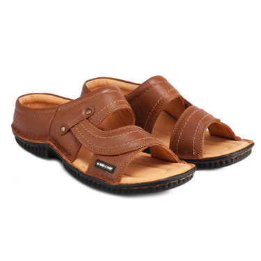 Red Chief Tan Slipper for Men RC248N 006