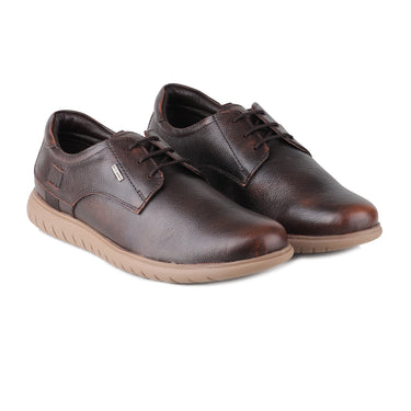 RED CHIEF Brown Leather Casual Shoes for Men RC25021 003
