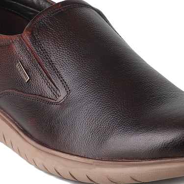 RED CHIEF Brown Leather Casual Shoes for Men RC25025 003