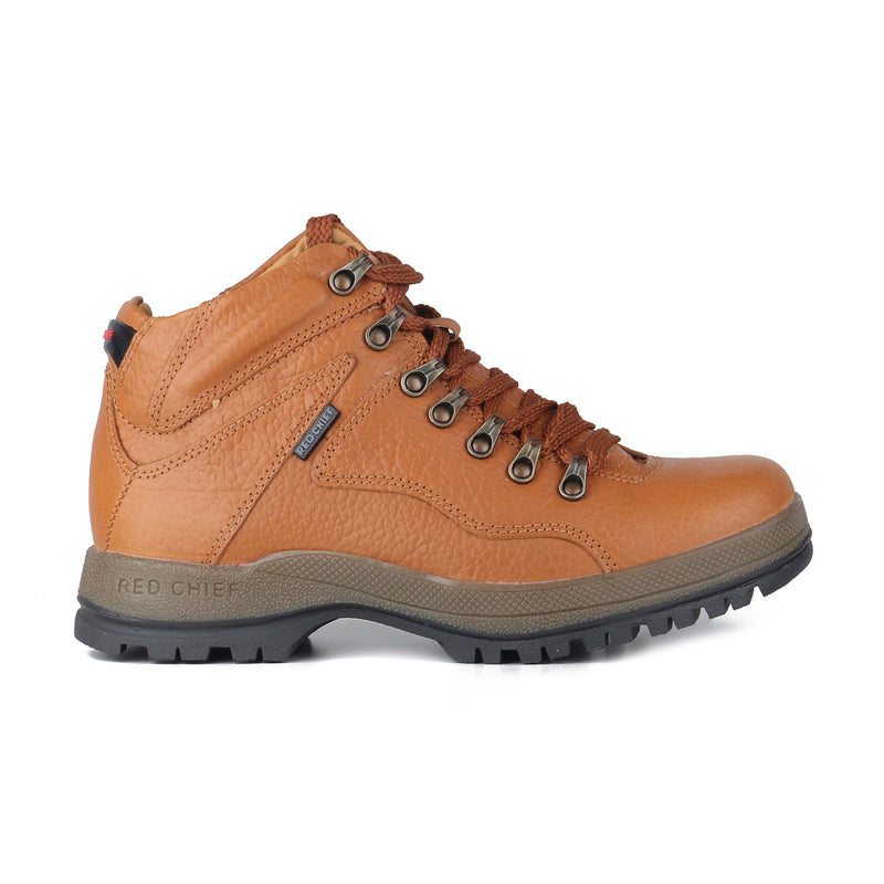 RED CHIEF Elephant Tan Leather Casual Shoes for Men RC2506 107