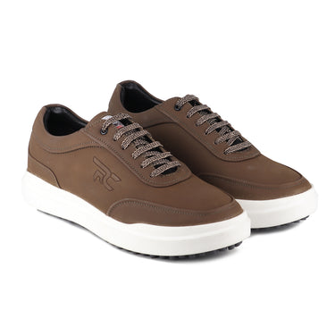 RED CHIEF Olive Leather Casual Shoes for Men RC2559 124