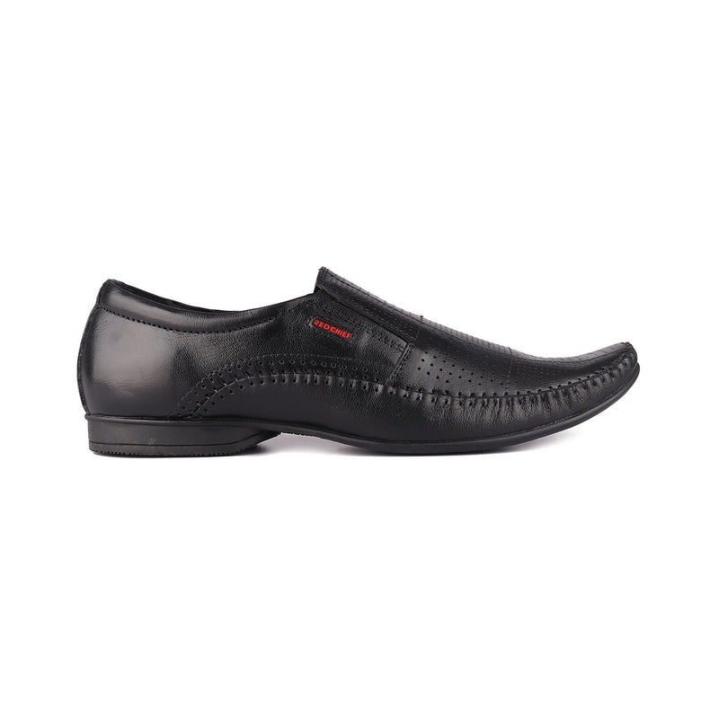 Red Chief Black Formal Shoes for Men RC3420 001