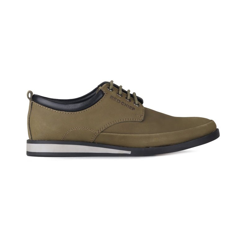 Red Chief Olive/Green Casual Shoes for Men RC3485 014