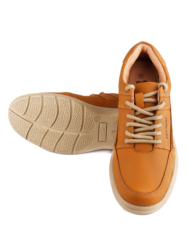 Buy Red Chief Genuine Leather Low Ankle Lace Up Casual Sneaker Shoes ...