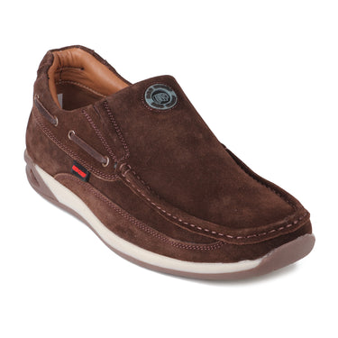 RED CHIEF Coffee Leather Casual Shoes for Men RC3504 C760
