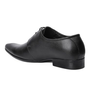 RED CHIEF Black Leather Formal Shoes for Men RC3532 001