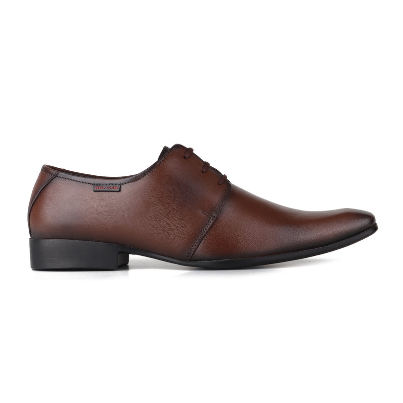RED CHIEF Tan Leather Formal Shoes for Men RC3532 006
