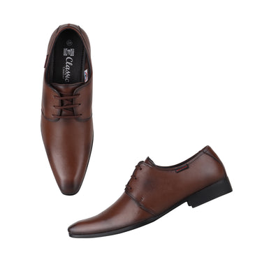 RED CHIEF Tan Leather Formal Shoes for Men RC3532 006