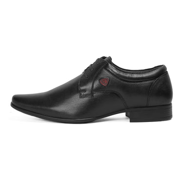 RED CHIEF Black Leather Formal Shoes for Men RC3537 001