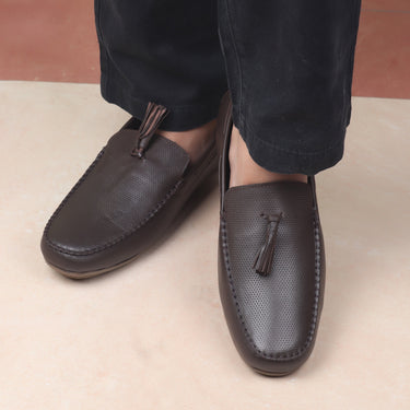 Red Chief Brown Formal Loafer Shoes for Men RC3617 003