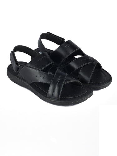 Red Chief Black Sandal for Men RC3676 001