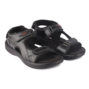 Red Chief Black Sandal for Men RC3681 001