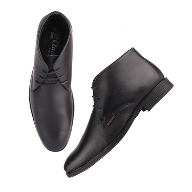 Red Chief Black Formal Shoes for Men RC3748 001