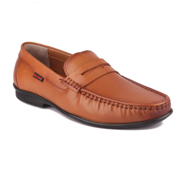 Red Chief Tan Formal Loafer Shoes for Men RC3749 006