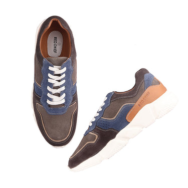 Red Chief Gray/Blue Casual Shoes for Men RC3751 1187