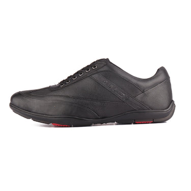 RED CHIEF Black Leather Casual Shoes for Men RC3754 001
