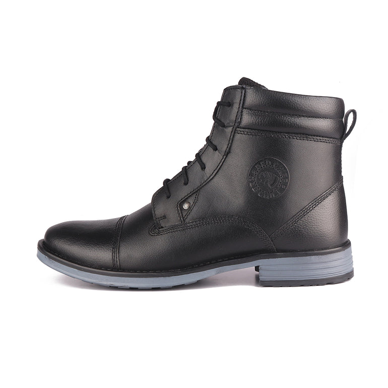 Men's Black Leather Boots & Formal Boot Shoes | Red Chief – Redchief