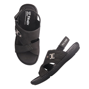 Red Chief Black Sandal for Men RC3790 001