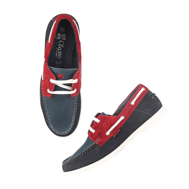 Red Chief Blue/Red Formal Shoes for Men RC3800 181