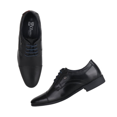 Red Chief Black Formal Shoes for Men RC3873 001