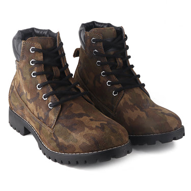 Red Chief Olive/Black Casual Shoes for Men RC3885 C007