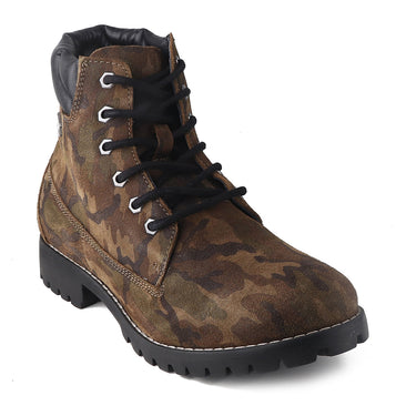 Red Chief Olive/Black Casual Boot for Men RC3885 C007